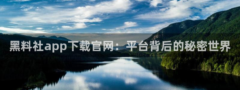 51国产吃瓜在线今日吃瓜：黑料社app下载官网：平台背后的秘密世界