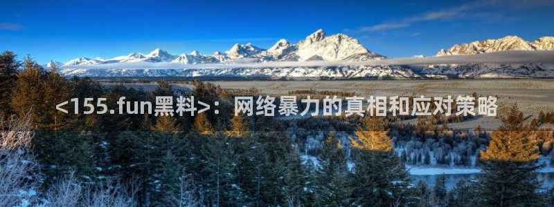 51吃瓜今日热门大瓜:<155.fun黑料>:网络暴力的真相和应对策略